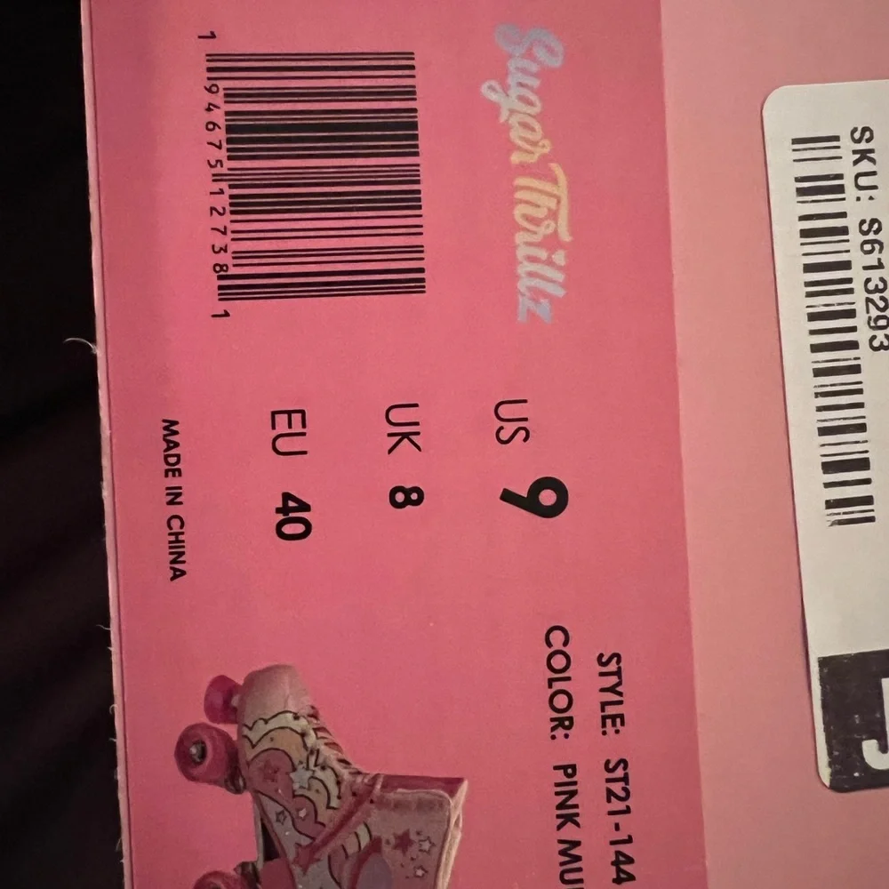 Sugar Thrillz Groovy Galaxy roller skates women’s 9 - Picture 7 of 9